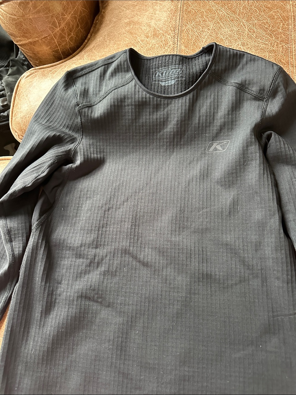 Klim Women's Black Base Layer Crew Top